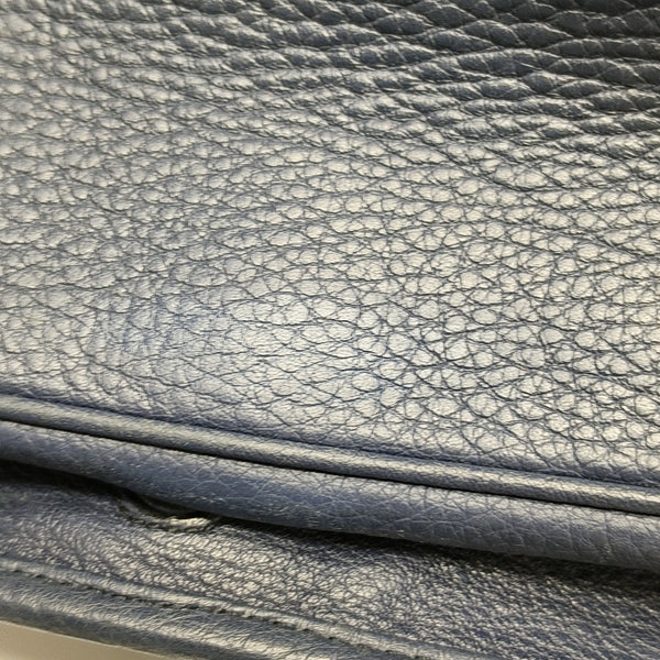 Calfskin Shoulder Bag Blue