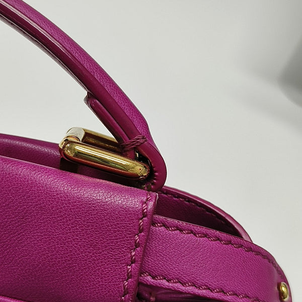 Peekaboo Mini Lambskin Red