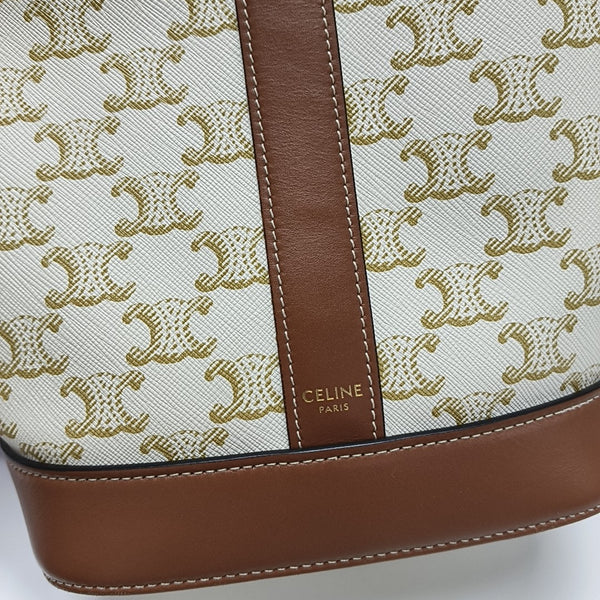 TRIOMPHE CANVAS Small Coated Canvas Beige