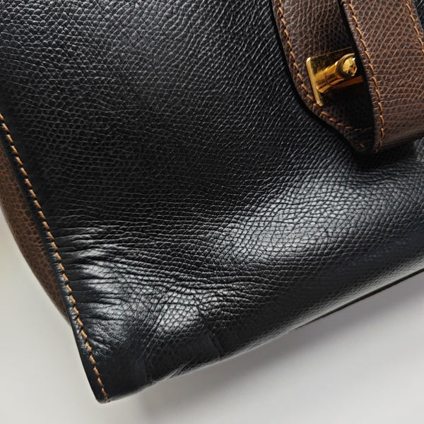 Calfskin Shoulder Bag Black