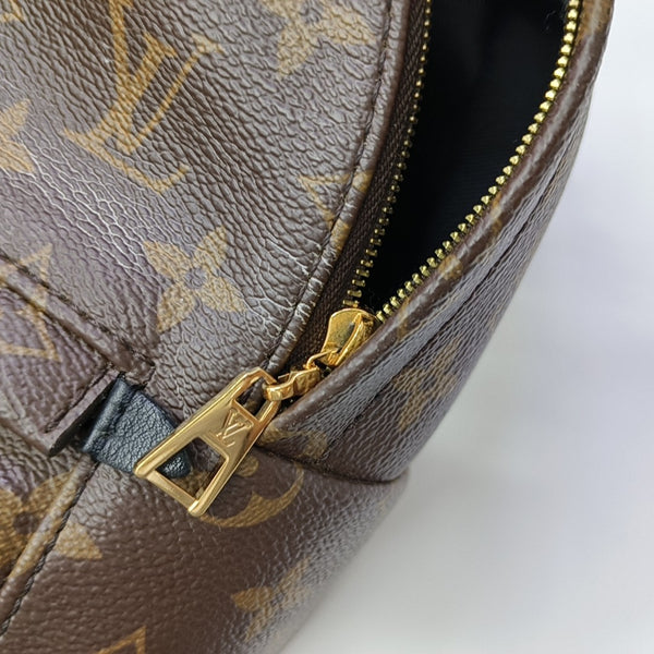 PALM SPRINGS Mini Monogram Coated Canvas Brown