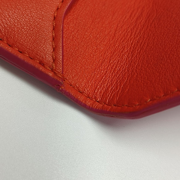 Calfskin Clutch Red