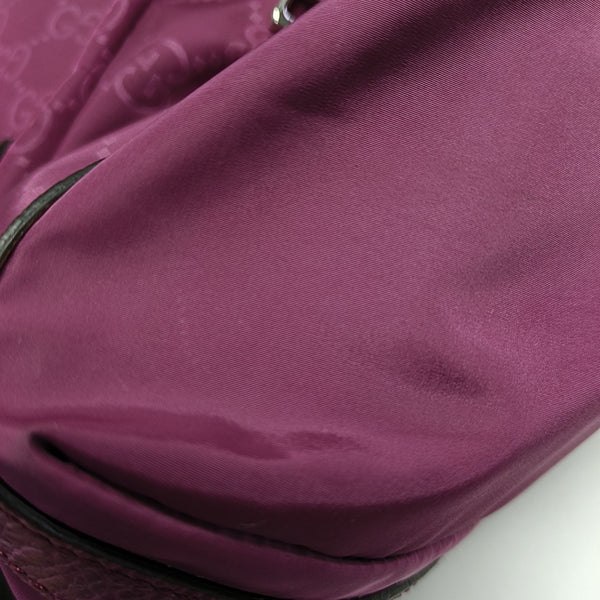 Monogram Nylon Backpack Purple