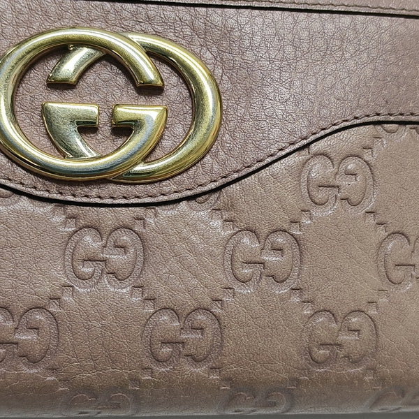 Monogram Calfskin Wallet Pink