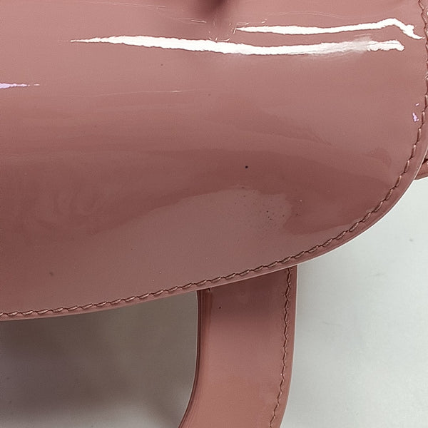 Lady Dior Small Cannage Patent Leather Red
