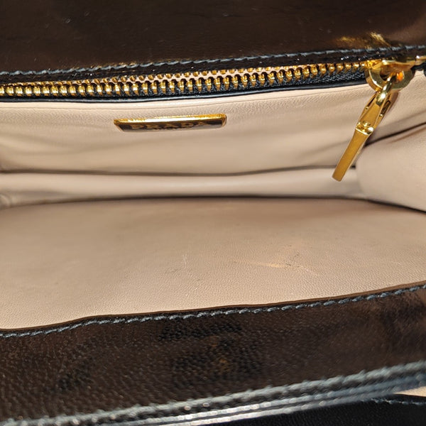 Calfskin Shoulder Bag Black