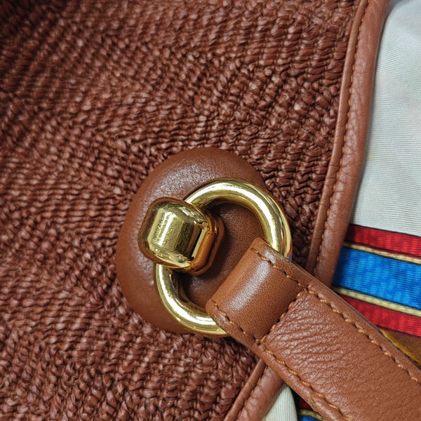 Special Material Shoulder Bag Brown