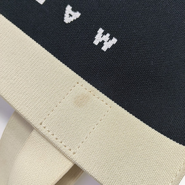 Fabric Shoulder Bag Black