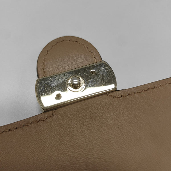 Interlocking G Small Calfskin Brown