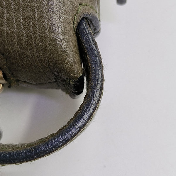 T Messenger Calfskin Green
