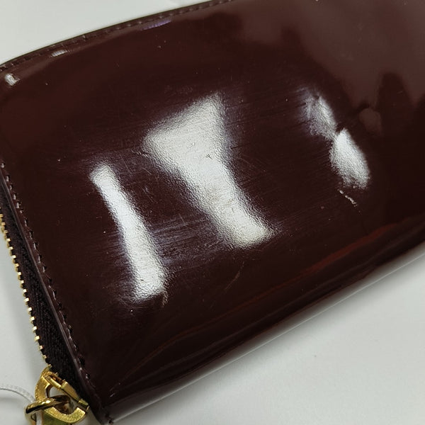 Patent Leather Wallet Red