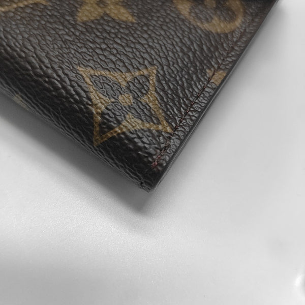 JOSÉPHINE Monogram Coated Canvas Brown Wallet