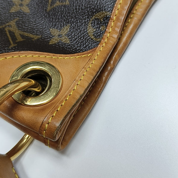 GALLIERA Monogram Coated Canvas Brown
