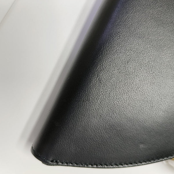 SHIELD Large Lambskin Black Wallet