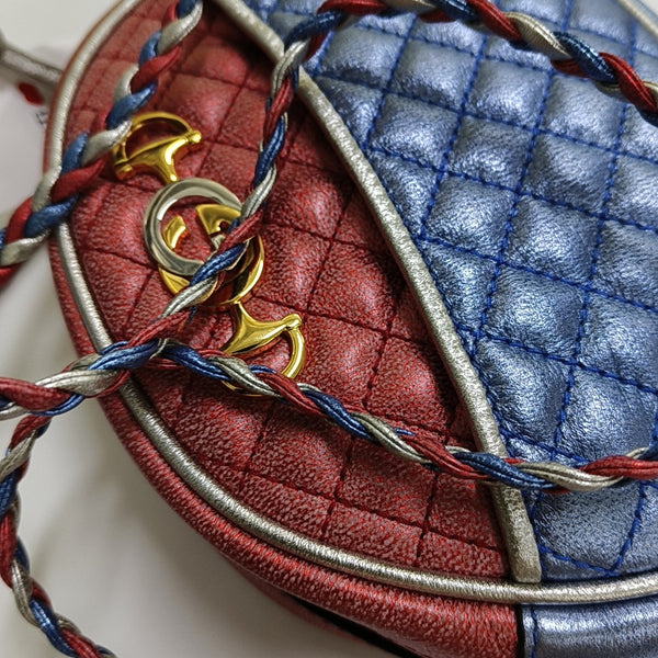 Zumi Mini Quilted Calfskin Multicolor