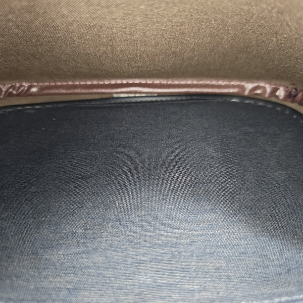 Coated Canvas Shoulder Bag Gray