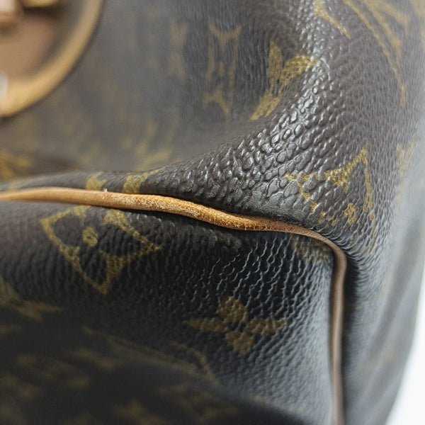 SAC SOUPLE 55 Monogram Coated Canvas Brown