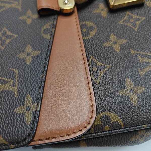 MARCEAU Monogram Coated Canvas Brown