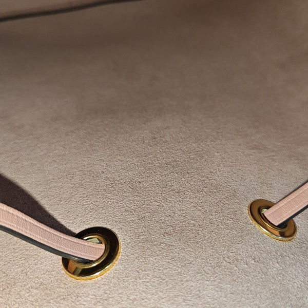 NÉONOÉ MM Monogram Coated Canvas Brown
