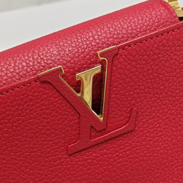 CAPUCINES MM Calfskin Red