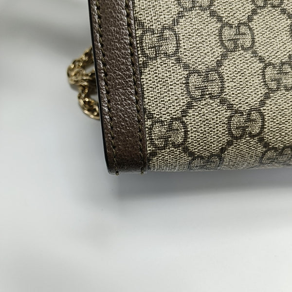 Authenticated pre-owned Ophidia Medium Monogram Coated Canvas Beige - Shoulder Bag at Looply