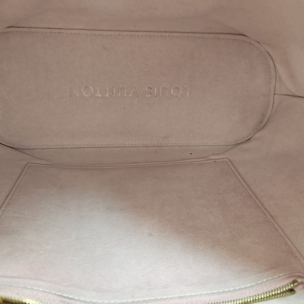 GIROLATA GM Damier Azur Coated Canvas White