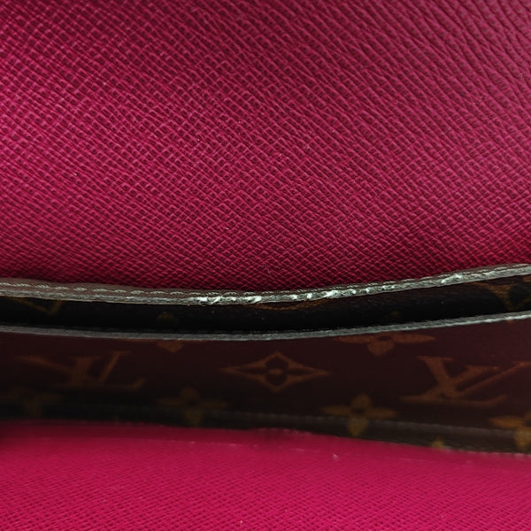 JOSÉPHINE Monogram Coated Canvas Brown Wallet