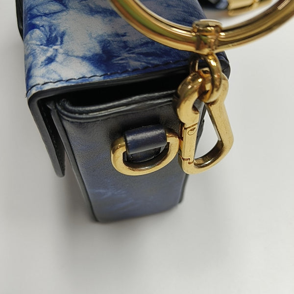 30 Montaigne Mini Calfskin Blue