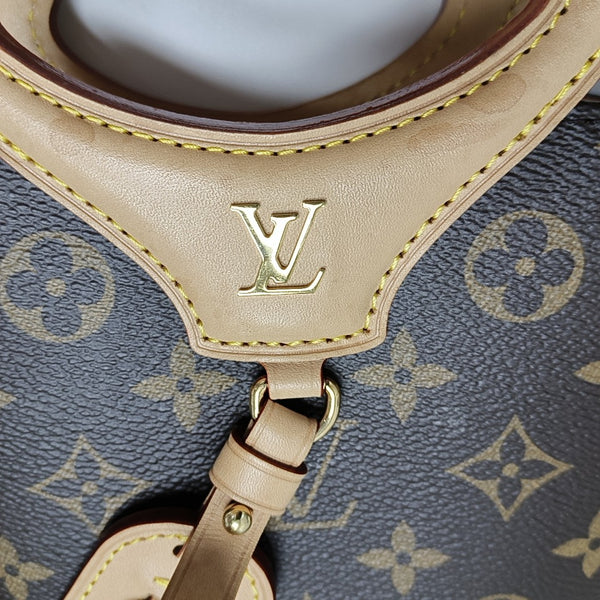 RIVAGE BB Monogram Coated Canvas Brown