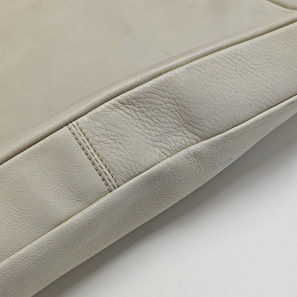 Calfskin Top Handle Bag White