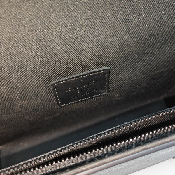STEAMER Mini Monogram Coated Canvas Black