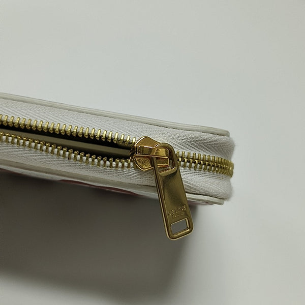 Calfskin Wallet White