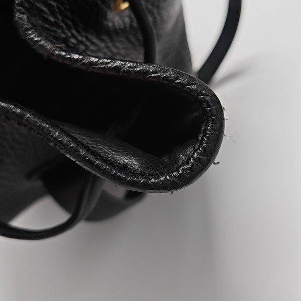 Calfskin Bucket Bag Black