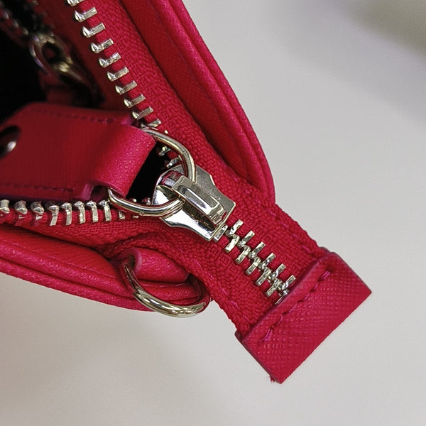 Calfskin Shoulder Bag Red