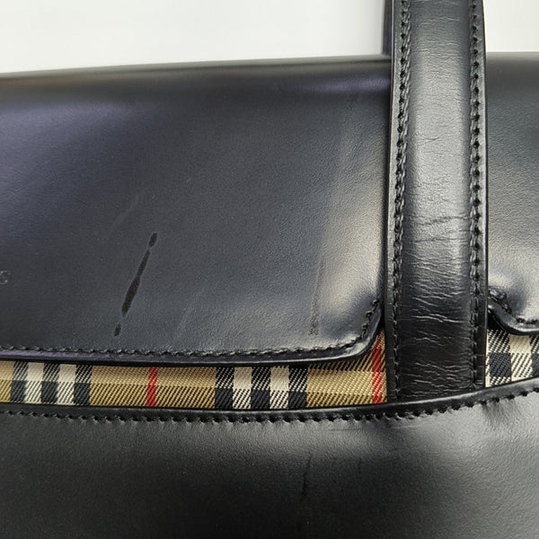 Calfskin Shoulder Bag Black
