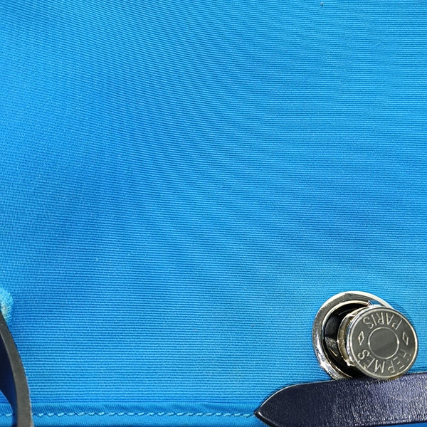 Authenticated pre-owned Herbag 31 Canvas Blue - Shoulder Bag at Looply