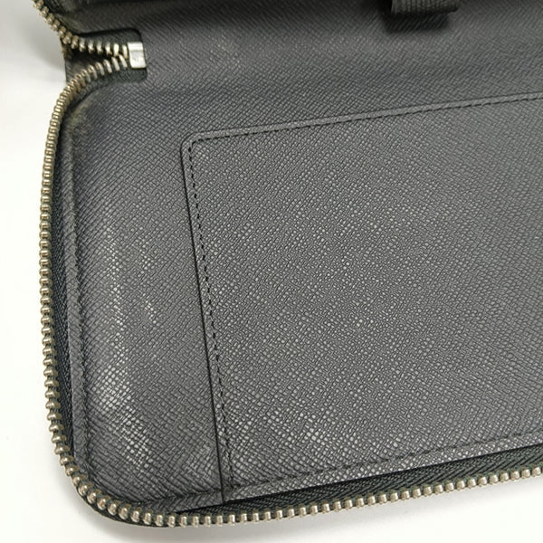ZIPPY Damier Graphite Coated Canvas Gray Wallet