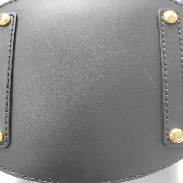 The Bucket Calfskin Black