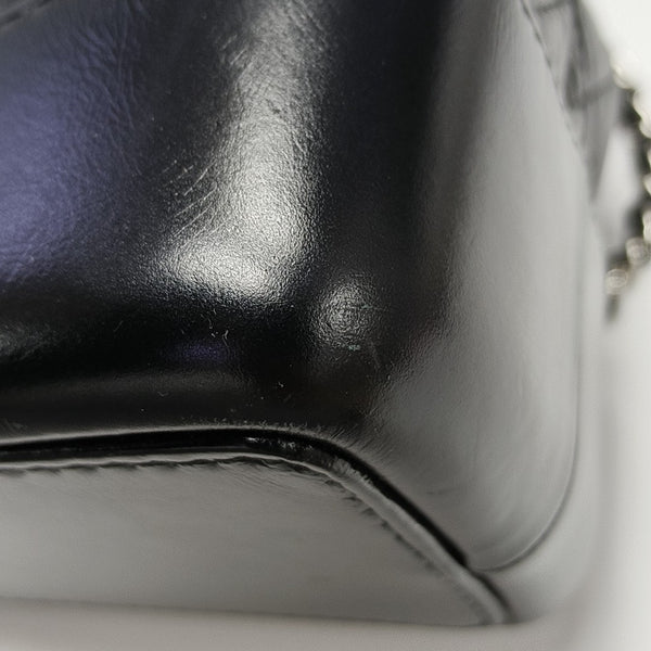 GABRIELLE Small Quilted Calfskin Black