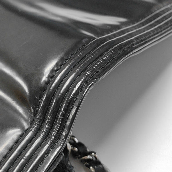 BOY CHANEL WOC Patent Leather Black