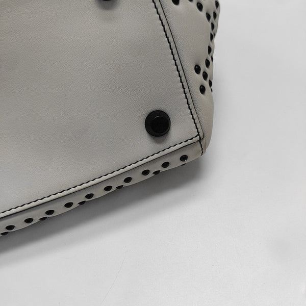 Lambskin Shoulder Bag White