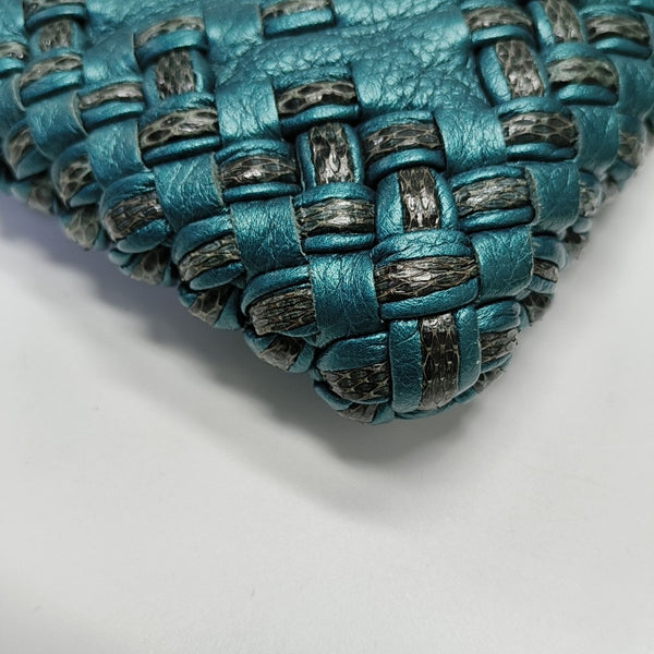 Calfskin Clutch Blue