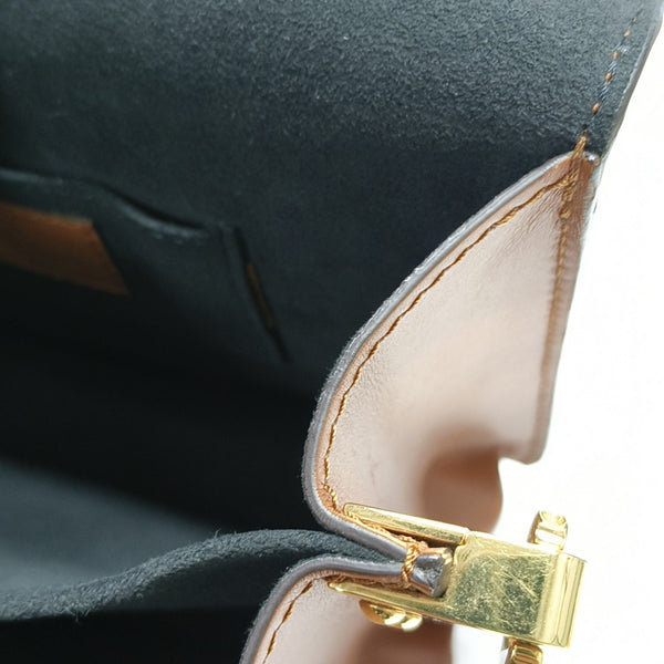 DAUPHINE Mini Monogram Coated Canvas Brown