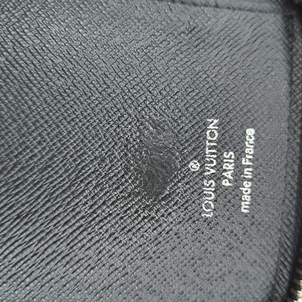 ZIPPY Damier Graphite Coated Canvas Gray