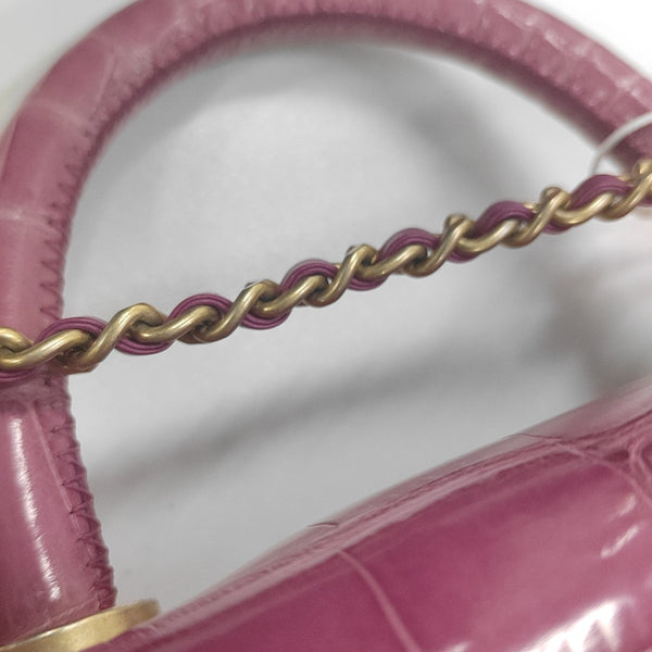 COCO HANDLE Small Crocodile Red