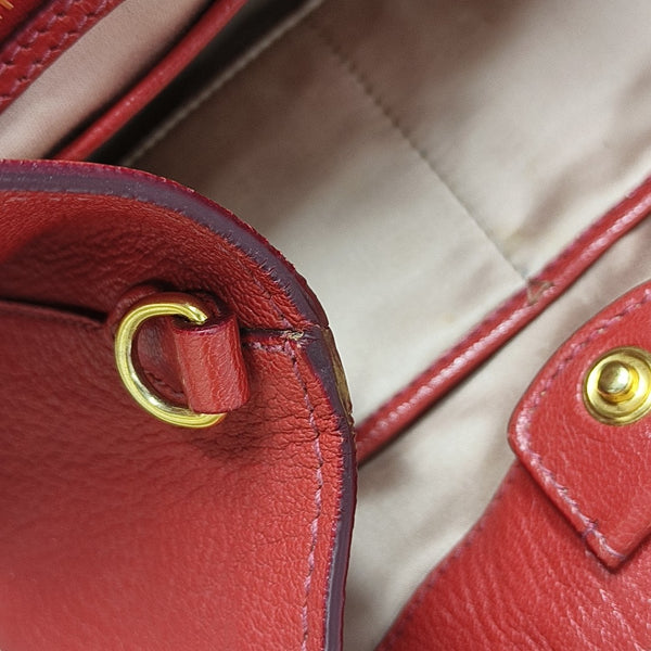 Bow Calfskin Red