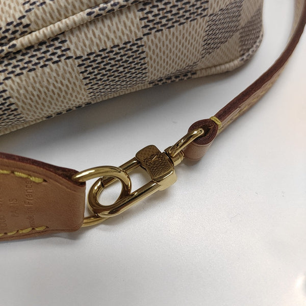 ACCESSOIRES GM Damier Azur Coated Canvas White