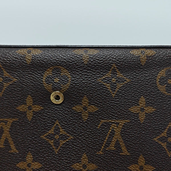 Authenticated pre-owned FÉLICIE Monogram Coated Canvas Brown - Shoulder Bag at Looply