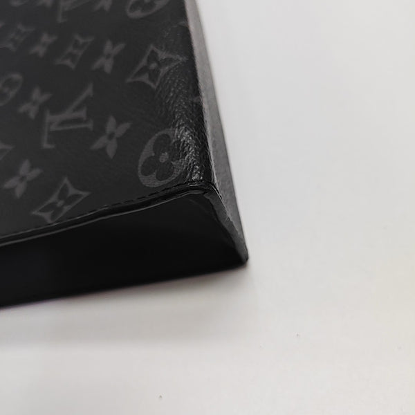 Pochette Voyag MM Monogram Coated Canvas Black