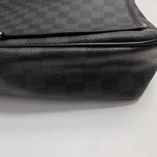 DANIEL Damier Graphite Coated Canvas Gray